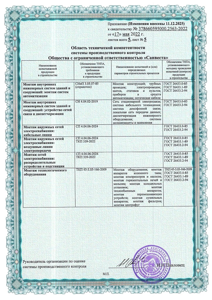 Свидетельство о технической компетентности/6
